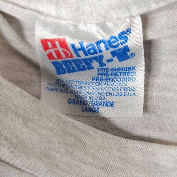 Vintage 3Com Etherlink III T Shirt Mens Size Large Gray 90s Tech Made In USA - Picture 6 of 7